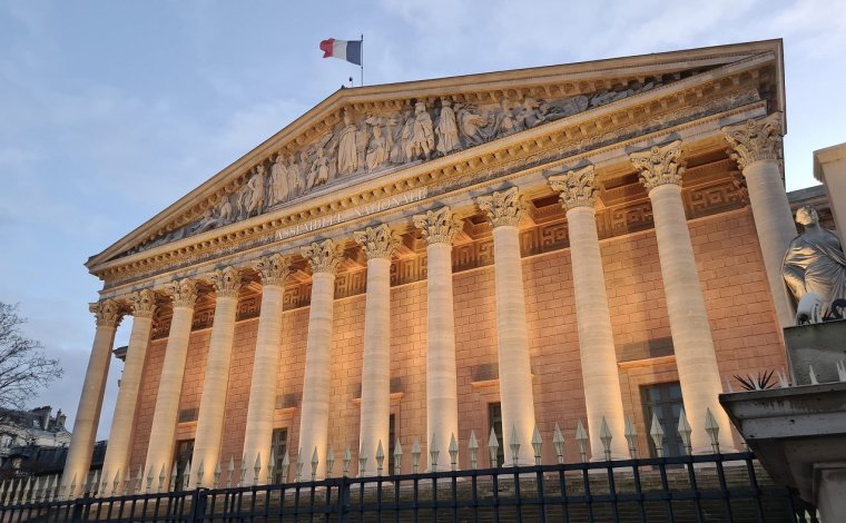 L'Assemblée nationale, à Paris. (Crédits: L. Grassin)