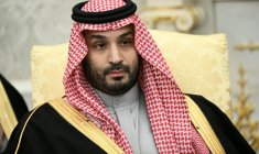 Le prince héritier saoudien Mohammed ben Salmane à Washington, le 18 novembre 2025 ( AFP / Brendan SMIALOWSKI )