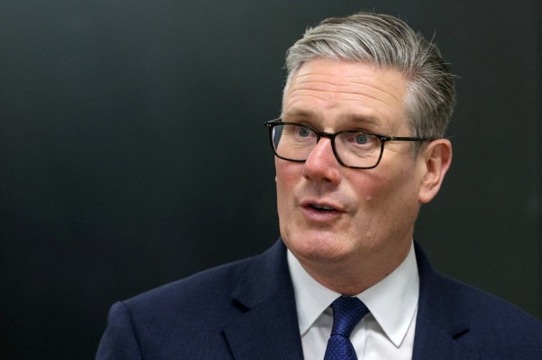 Le Premier ministre britannique Keir Starmer lors d'une visite au London South Bank Technical College à Londres, le 12 mai 2026 ( POOL / Toby Melville )