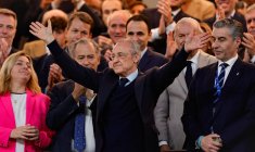 Une banderole anti-Florentino Pérez retirée par le service de sécurité